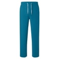 thumbnail image 4 of 11-12 Years Boy's Baggy Sweatpants Straight Leg Open Bottom Casual Pants Elastic Waist Athletic Joggers Sweat Pants With Pockets Light Blue Pants, 4 of 4