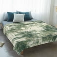 thumbnail image 4 of Sage Green Ombre Blanket Soft Cozy Warm Throw Blanket for Couch, Plush Fuzzy Flannel Fleece Blankets for Sofa, Gradient Abstract Art Vintage Bed Blankets Lightweight Gifts for Women, 50"x80", 4 of 9