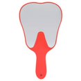 thumbnail image 1 of Miroir de poche compact et mignon avec poignée en plastique (rouge), 1 of 1
