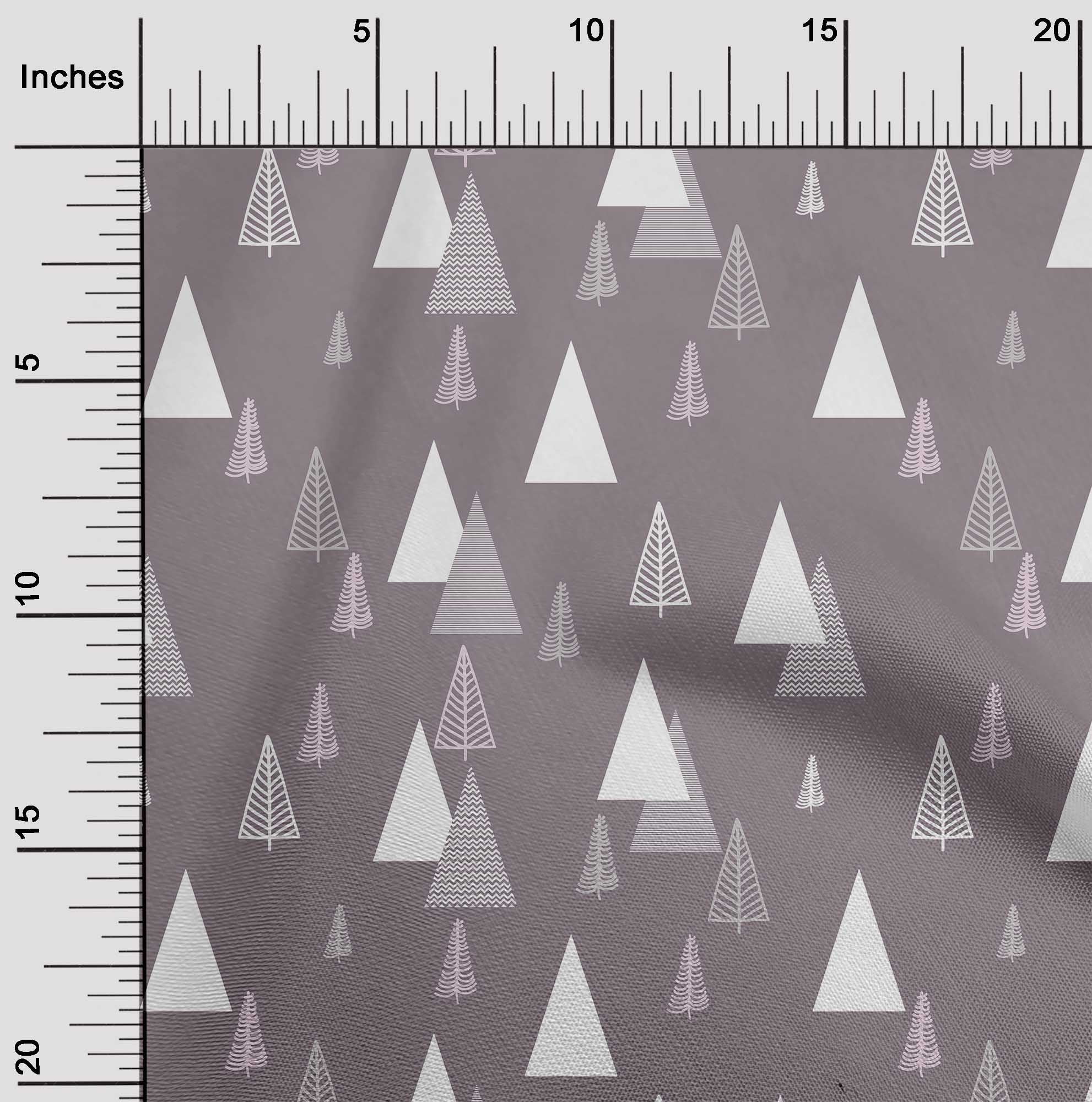 oneOone Velvet Lavender Fabric Christmas Tree Sewing Craft Projects Fabric Prints By Yard 58 Inch Wide