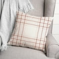 thumbnail image 3 of Creative Products Painted Plaid Pink 18 x 18 Indoor / Outdoor Pillow, 3 of 3