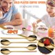 thumbnail image 5 of Gibobby De mini cucharillas chapadas en inoxidable 4Gold Set paquete de cucharas de cocina, y bar(Dolado), 5 of 5