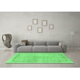 thumbnail image 3 of Ahgly Company Indoor Square Abstract Emerald Green Modern Area Rugs, 6' Square, 3 of 4