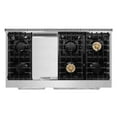 thumbnail image 3 of Cosmo 48 in. Lumin Collection 6.7 cu. ft. Double Oven Dual Fuel Range with 6 Sealed Burners, Rapid Convection, Stainless Steel, 3 of 11
