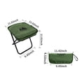 thumbnail image 6 of GARENDE Camping Stool Footrest with Bag Camping Chair Foot Rest Ultralight  Portable Folding  Small for Adult Green, 6 of 9
