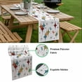 thumbnail image 5 of Multi-Color Diamond Table Runner - 48 Inch Long, Kitchen Dining Table Runner Dresser Scarves, Modern Geometric Middle Century White Farmhouse Decor for Coffee Tables Wedding Party Banquet, 5 of 8
