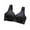 Black, variant on Jelly Bras for Women,Wireless Bras,Solid Color Teardrop Cup Semi Fixed Cup Gel Pad Soft Support Comfortable Everyday Wear Bra