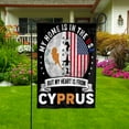 thumbnail image 4 of Flag-Made in America with Cypriot Parts Cyprus U.S.A Friendship American Flag Patriotic Garden Flag, Double-Sided Decorative Outdoor Flag, Patriotic Polyester Yard Flag 12 x 18 in, 4 of 5