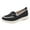 Black, variant on Orthopedic Platform Penny Loafers for Women Spring Fall Comfort Knitted Fashion Casual Slip on Walking Wedges Dress Shoes