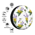thumbnail image 4 of Yiaed Lavender Flowers Print Tire Wheel Cover, Waterproof Spare Tire Cover Fit for Jeep, Truck,Trailer, RV, SUV, Camper and Most Vehicle-16 inch, 4 of 6