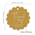 thumbnail image 6 of Inkdotpot Pack Of 50 Real Silver Foil Paper Tags Thank You For Sharing Our Special Day Bridal Shower-Baby Shower-Retirement-Wedding-Birthday Favor Hang Tags, 6 of 6
