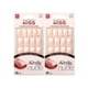 thumbnail image 1 of Nail Tips Kiss Salon Acrílico Nude French Medium 28 unidades x2, 1 of 6