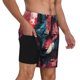 thumbnail image 2 of Fotbe Red Flame Wolf Head Traje de Baño para Hombre – Shorts de Natación de Secado Rápido con Forro y Bolsillos-X-Large, 2 of 6