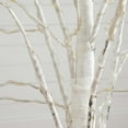thumbnail image 2 of Nearly Natural 5ft. Pre-Lit Artificial White Birch Tree with 240 Warm White LED Lights, 2 of 11