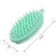 thumbnail image 2 of Exfoliante corporal de silicona, 3 piezas de cepillo corporal exfoliante suave, cepillo de esponja vegetal para ducha y baño, herramienta de masaje para el cuidado de la piel, 2 of 5