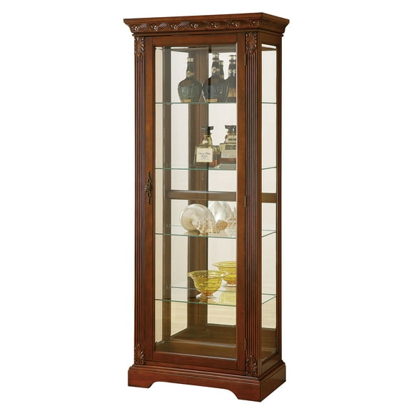ACM-90062 - ACME Addy Curio Cabinet, Cherry