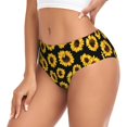 thumbnail image 2 of Fotbe Sunflower 6 Calzones Estampados para Mujer – Ropa Interior de Algodón, Cómoda, Suave y Elástica-4X-Large, 2 of 6