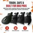 thumbnail image 4 of Grillbot Heat-Resistant BBQ Utensil Shield, BPA-Free Silicone, Universal Fit, Black, 4 of 8