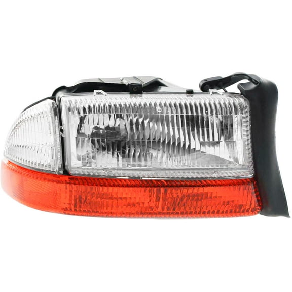 Headlight Compatible With 1998-2004 Dodge Dakota 1999-2003 Durango Right Passenger Halogen With bulb(s)