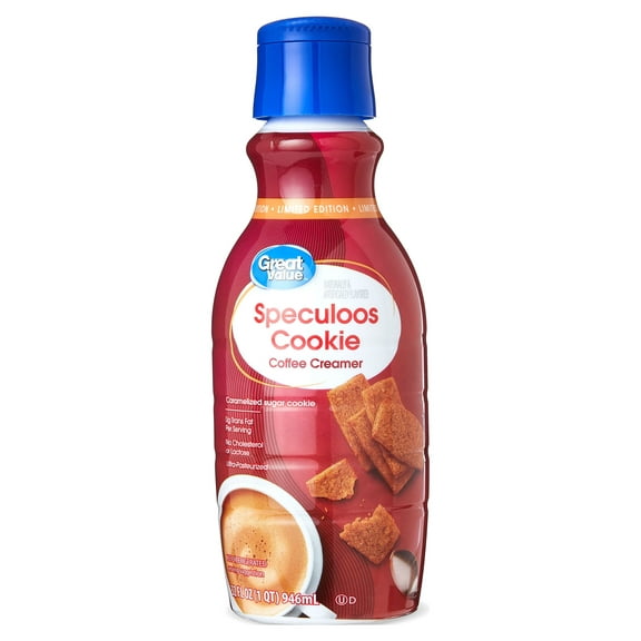 Great Value Coffee Creamer, Speculoos Cookie, 32 fl oz