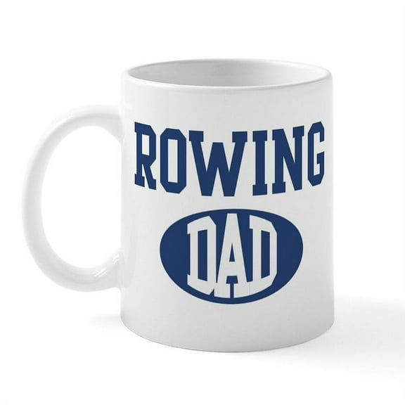 CafePress - Rowing Dad Mug - 11 oz Ceramic Mug - Novelty Coffee Tea Cup