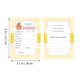 thumbnail image 5 of KAKOWELY 20 tarjetas de predicción de consejos para baby shower, tarjetas de consejos para nuevos padres, 5 of 5