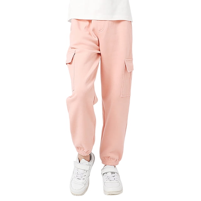 Girls' Autumn Style Leggings - Sports Elastic Children's Pants with Hip Design for Active Wear