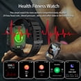 thumbnail image 4 of Reloj inteligente para hombres - Relojes inteligentes de 1,85" Relojes inteligentes con llamadas Bluetooth Reloj de seguimiento de actividad deportiva al aire libre para iPhone Android, 4 of 6