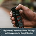 thumbnail image 6 of SABRE Crossfire Pepper Gel, Deploys At Any Angle, Maximizes Target Acquisition Against Multiple Threats, Belt Clip For Easy Carry, Fast Flip Top Safety, Maximum Police Strength OC Spray, 1.5 fl oz, 6 of 8