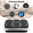 thumbnail image 4 of TLSUNNY 3D Vibration Plate Exercise Machine, Full Body Workout Machine with Remote & Resistance Bands for Home Use, 4 of 9