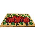 thumbnail image 4 of Bleach Printed - Triple Pumpkins Fall home decor Doormat 18" X 30" housewarming gifts, 4 of 7