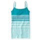 thumbnail image 1 of Camiseta sin mangas Aeropostale para mujer con rayas de dos tonos color verde pequeño, 1 of 2