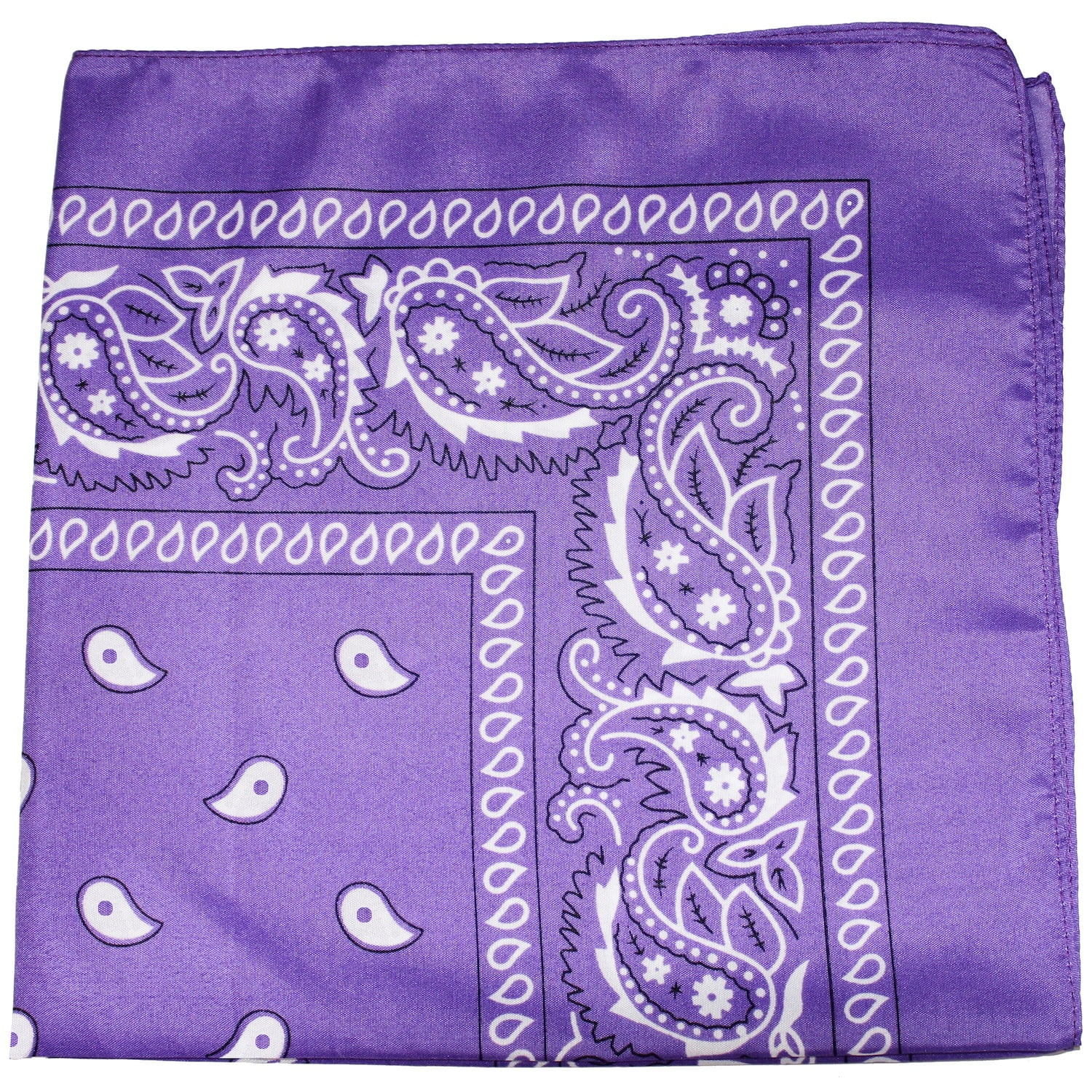 Lot de bandanas 100% coton paisley - 5/10/20 pièces, 25 couleurs