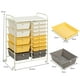 thumbnail image 3 of Carro de Baño Costway Con Ruedas 15 Cajas Apilables Amarillo 62,5 x 37 x 87 cm, 3 of 10