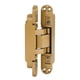 thumbnail image 1 of Bisagras de puerta ajustables con ángulo de apertura de 180 grados, bisagra de puerta plegable 3D con tornillos de llave hexagonal para puerta de madera, 40 kg, dorado, 1 of 15