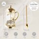thumbnail image 5 of Cafetera francesa DUJUST Gold de 1 litro con filtro de 4 niveles, 5 of 5