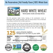 Certified Glyphosate Residue Free Hard White Wheat Berries | 25 LBS | Emergency Food Storage Bucket | Non-GMO | Grown on Our Family Farm | Bulk