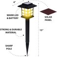 thumbnail image 5 of Zone Tech Solar Powered Outdoor LED Light Lamp Yard, Garden, Pathway Lights 12 Pack, 5 of 9