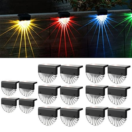 

16pcs Weatherproof Step Solar Light For Garden