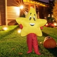 thumbnail image 1 of Disfraz Inflable Cinco Puntas Traje de Estrella Inflable Completo Adulto Material Liviano Poliéster Adecuado para Celebraciones Halloween Nuevos Rojo, 1 of 8