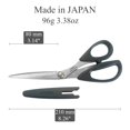 thumbnail image 2 of Hoja afilada japonesa de acero inoxidable Scissors CANARY de 21 cm, 2 of 7