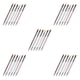 thumbnail image 3 of Seitruly 6 Pieces Nail Brush Set Color Painting Powder Handle Crystal Pole Manicure Anti-slip Elegant Inlaid Pens Flower Accessories 6 piezas 5piezas Seitruly CBP256733, 3 of 5