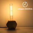 thumbnail image 6 of 4Pack Dimmable E26 LED Bulbs 8W Equal 80 Watt Light Bulbs Warm White 2700K Edison Bulb AC120V Tubular T10 LED Bulb for Rustic Pendant, Chandeliers, Wall sconces, 6 of 7