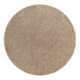 thumbnail image 3 of Unique Loom Solid Shag Collection Area Rug (7' 10" Round Taupe), 3 of 7