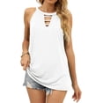 thumbnail image 3 of Women's vest suspender hollowed out sexy summer sleeveless suspender top, 3 of 5