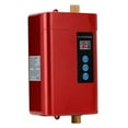 thumbnail image 5 of 24 x 13.5 x 6.5 cm 3000W 110V Red Tankless Water Heater Electric Whole House Instant Hot On Demand 28-55 ℃, 5 of 10