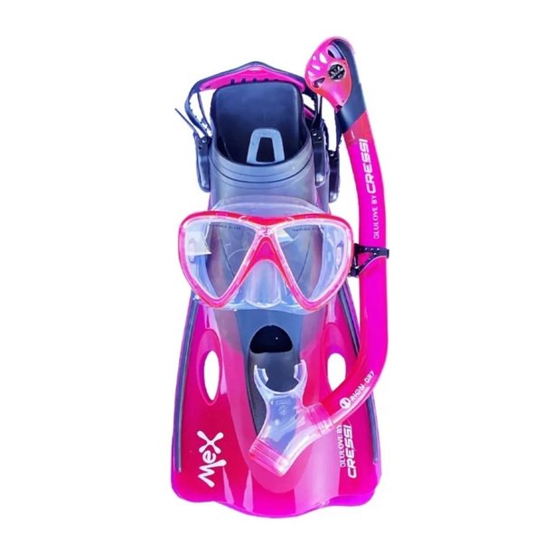 Set Cressi Mex Icarus y Orion Rosa Talla S/M 24/27 Mx