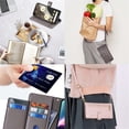 thumbnail image 7 of Jiahe Cover for Google Pixel 8 Pro, Multifunctional Wallet Case with Card Holder and Shoulder Strap,PU Leather Magnetic Closure Zipper Pocket Kickstand Wristband Flip Leather Cover, gray, 7 of 7