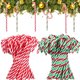 thumbnail image 2 of 20/10/1 piezas de bastones de caramelo acrílicos navideños colgantes para árbol de Navidad muletas retorcidas para fiestas de Año Nuevo, regalos de decoración del hogar, 2 of 5