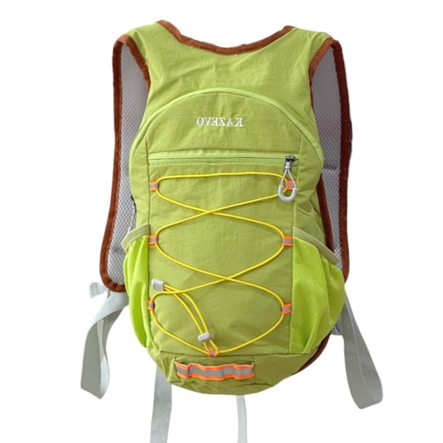 Mochila de senderismo ligera de nailon para exteriores, impermeable, ultraligera. Verde